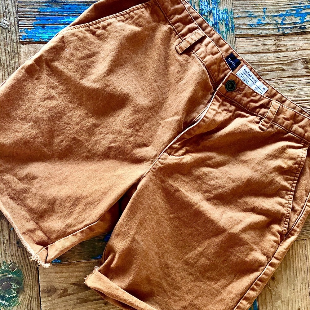 RVCA All Time Chino Shorts (Burnt Orange)